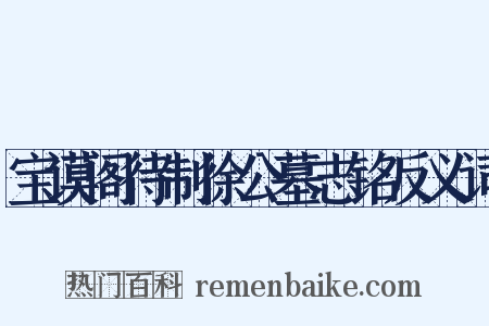 宝谟阁待制徐公墓志铭反义词是什么意思的图片